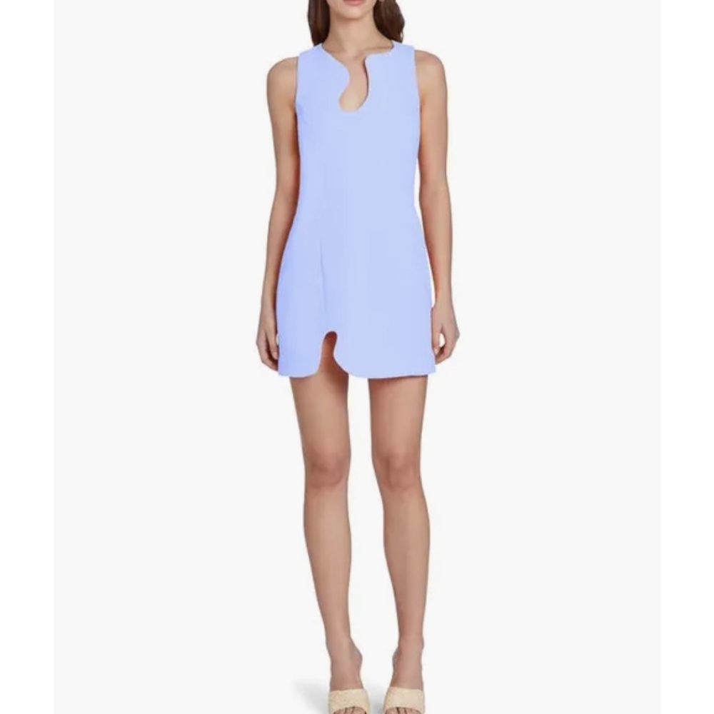 Amanda Uprichard Puzzle Mini Dress in French Lavender size large